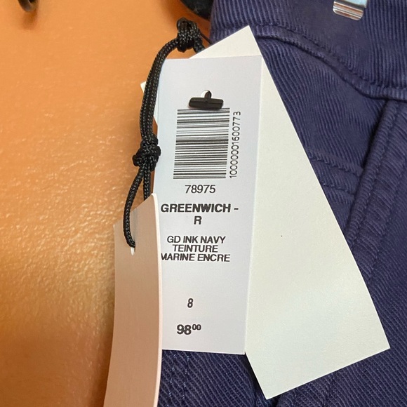 TNA Greenwich Pant - Ink Navy Size 8 Regular NWT - Picture 3 of 5